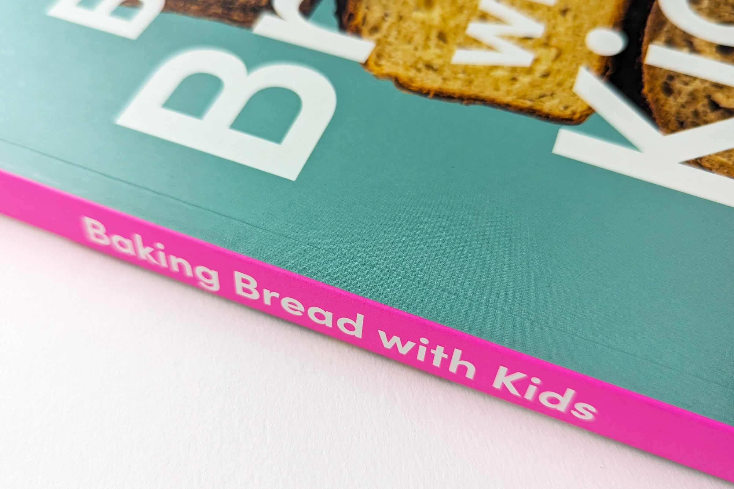 Sofia pro in use for a book called Baking Bread with Kids